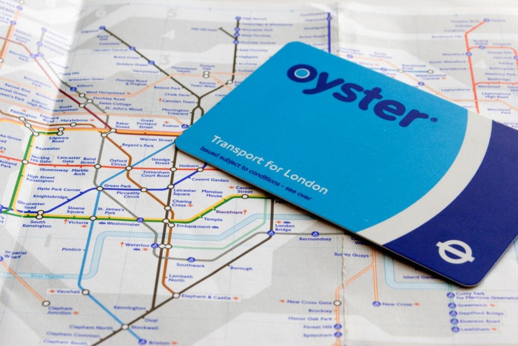 London Family Vacation
Oyster card and tube map