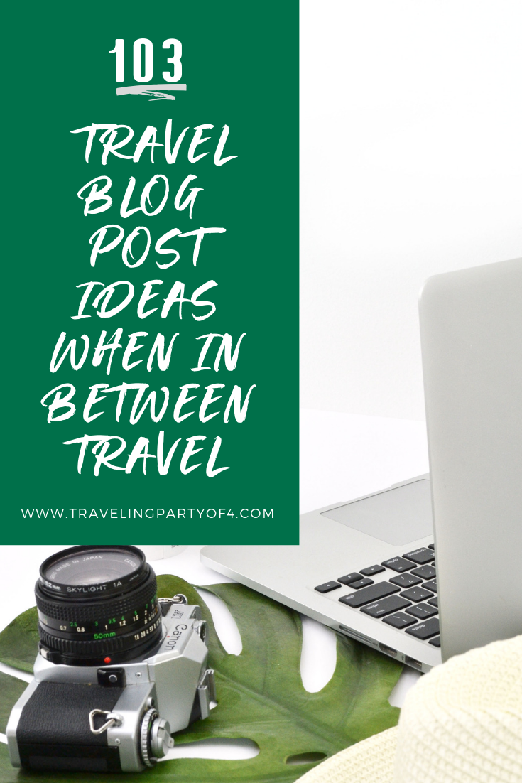 travel blog post ideas