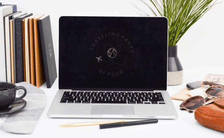 Laptop Start a WordPress Blog