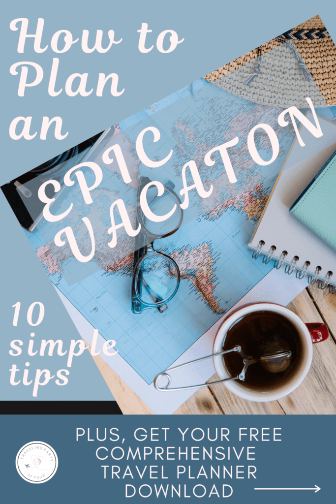 Planning a Vacation Checklist