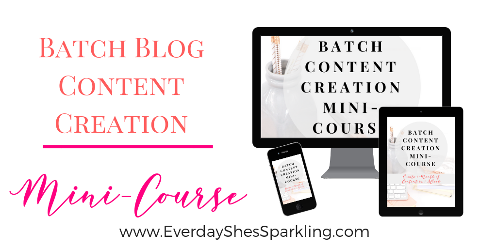 Start a TRavel Blog.
Batch Blog Content Creation Mini-Course