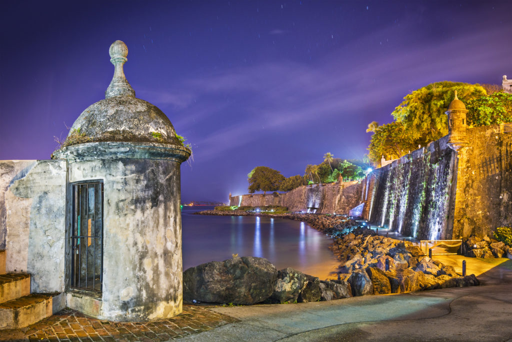 Best Vacations for Teenagers.
San Juan, Puerto Rico coast at Paseo de la Princesa.