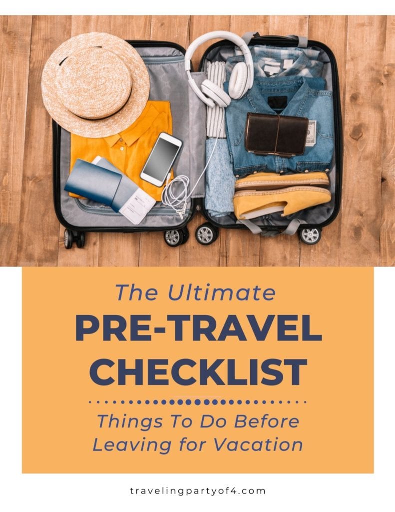 A Complete Pre Travel Checklist - The Olden Chapters