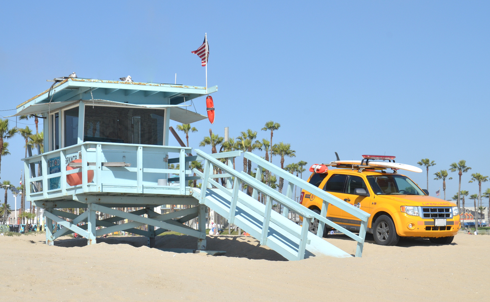 Summer Vacation Safety Tips.  Lifeguard Stand.