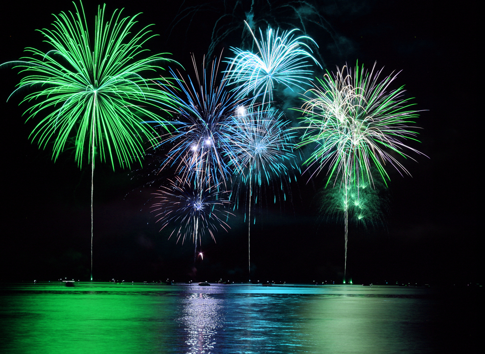 Summer Vacation Safety Tips.
Colorful Fireworks for the Grand Finale over Lake
