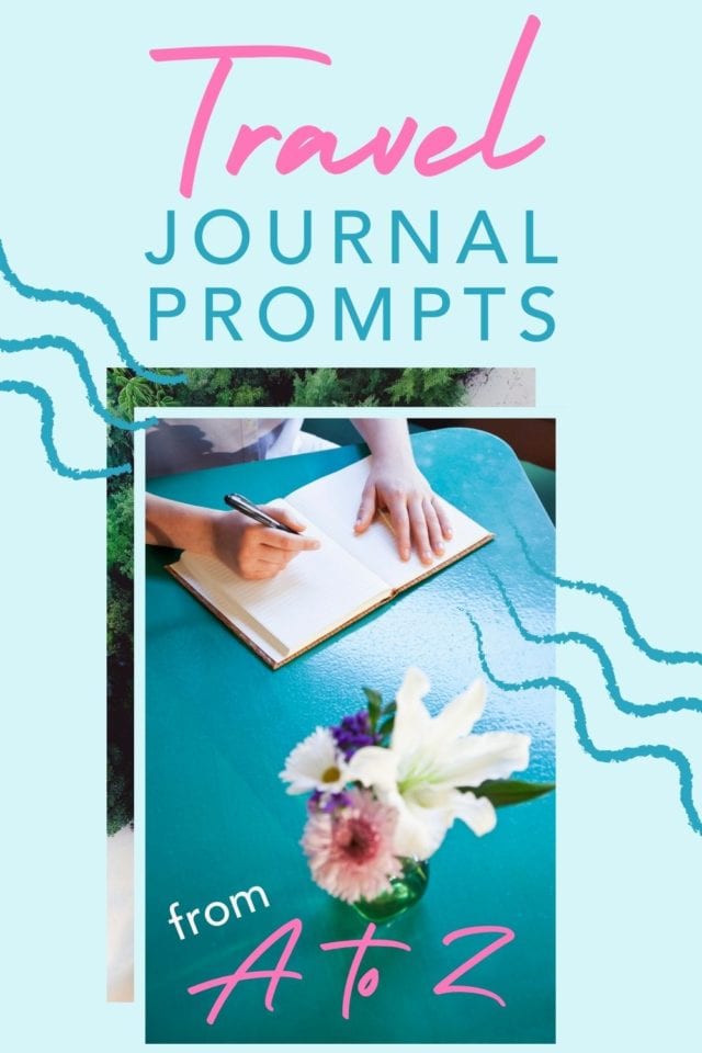 pre travel journal prompts