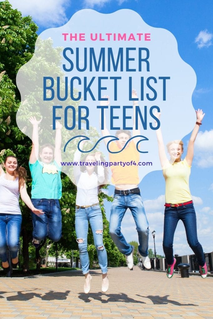 Summer Bucket List for Teens