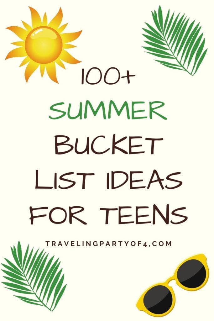 The Ultimate Summer Bucket List for Teens