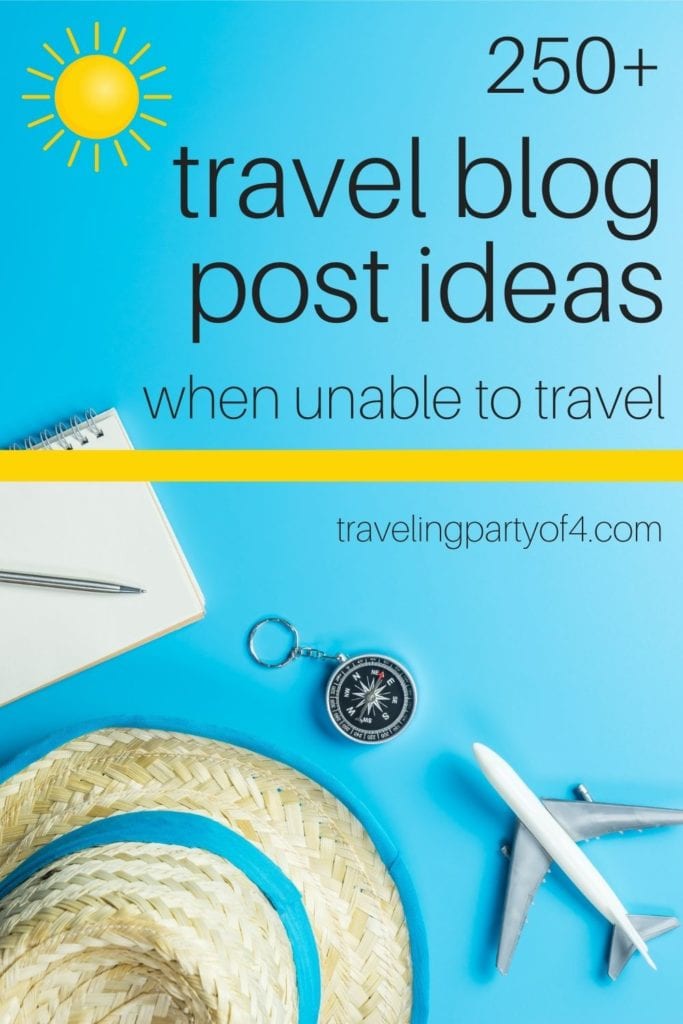 travel topics for blog
