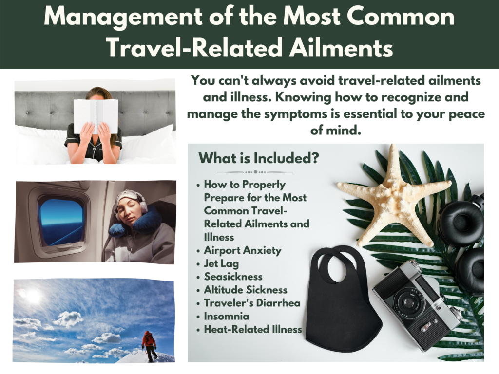 First Aid Kit.
Management of Travel-Related Ailments E-Book