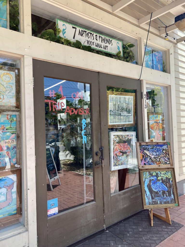 Sustainable Souvenirs.  7 Artists and Friends, 100% Local art from Key West