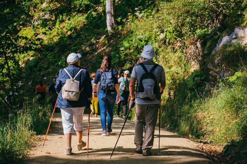 Senior Travel Tips
Seniors with Trekking Poles